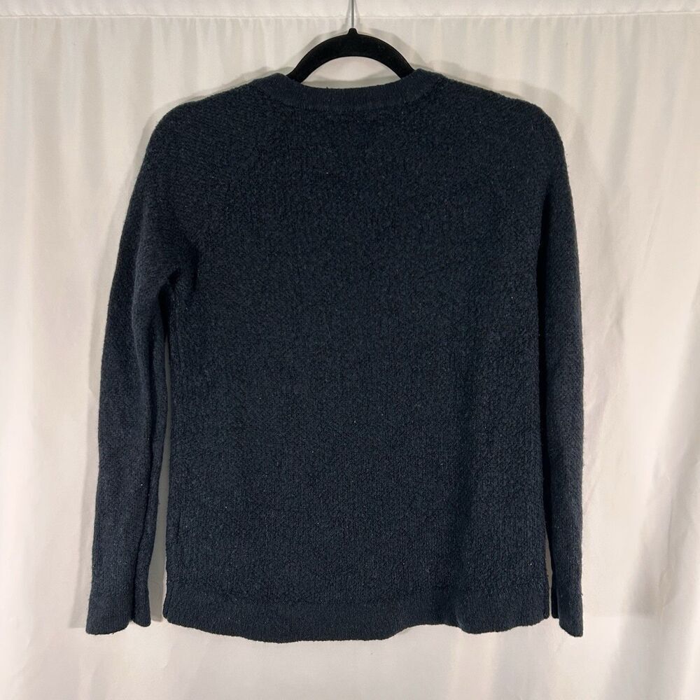 Abercrombie Fitch Sweater Women's XS Blue Knit Long Sleeve Crew Neck Soft - Picture 5 of 5